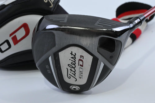 Titleist 910 D3 Driver / 9.5 Degree / Stiff Flex Fujikura Motore F1 65
