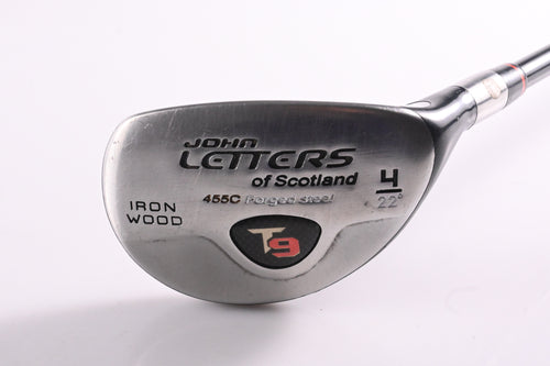 John Letters T9 #4 Hybrid / 22 Degree / Stiff Flex Grafalloy Acer Lite Shaft