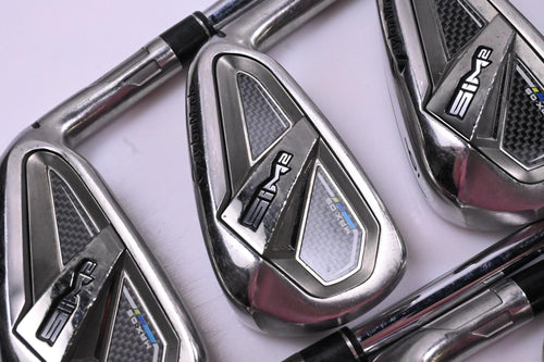 Taylormade SIM2 Max Irons / 4-PW+SW / Stiff Flex KBS MAX MT 85 Shafts