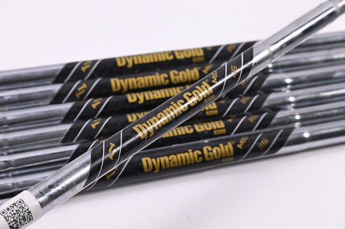 Dynamic Gold Mid 115 R300 Iron Shafts / Regular Flex / Set Of 7 / .370" Tip
