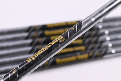 Dynamic Gold Mid 115 R300 Iron Shafts / Regular Flex / Set Of 7 / .370" Tip