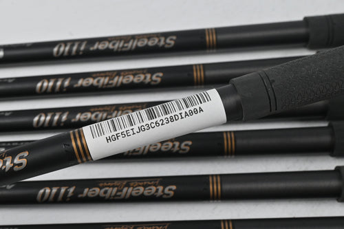 PXG 0311 P Gen6 Irons / 4-PW+GW / Stiff Flex Steelfibre i110 Black Shafts