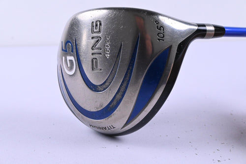 Ping G5 Driver / 10.5 Degree / Regular Flex Grafalloy ProLaunch Blue 65 Shaft