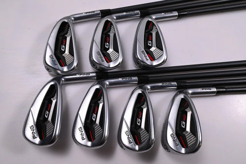Ping G410 Irons / 6-PW+GW+SW / White Dot / Senior Flex Ping Alta CB Red Shafts