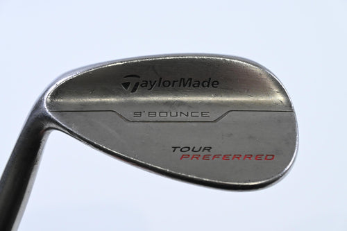 Left Hand Taylormade Tour Preferred Gap Wedge / 52 Degree / Wedge Flex KBS Tour
