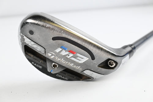 Taylormade M3 #4 Hybrid / 21 Degree / Stiff Flex HZRDUS Smoke Black 80 Shaft
