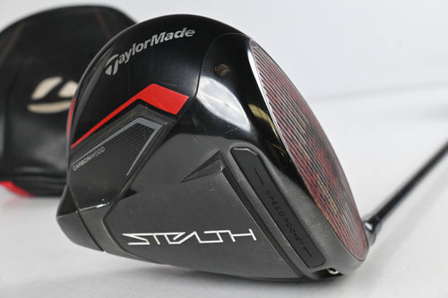 Taylormade Stealth Driver / 9 Degree / Stiff Flex Hzrdus Smoke Red RDX 60 Shaft