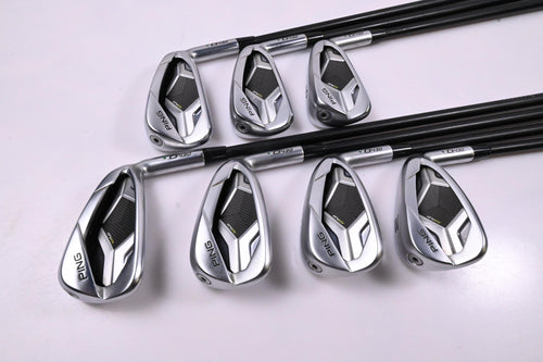Ping G430 Irons / 4-PW / Green Dot / Stiff Flex Ping ALTA CVB Black AWT Shafts