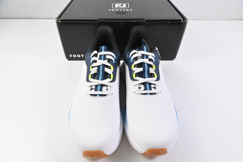 FootJoy Pulse Golf Shoes / Size UK 8 / White, Gum & Navy