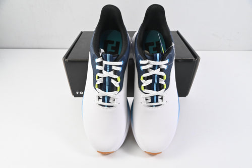 FootJoy Pulse Golf Shoes / Size UK 8 / White, Gum & Navy