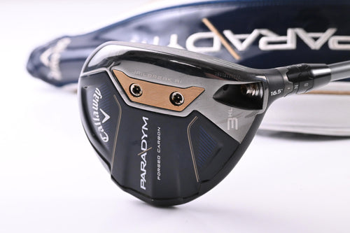 Callaway Paradym #3HL Wood / 16.5 Degree / Regular Flex HZRDUS Silver 60 Shaft