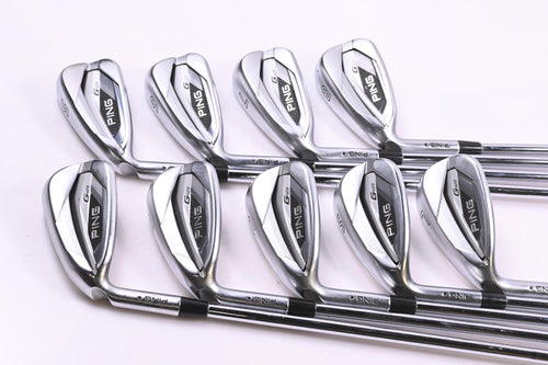 Left Hand Ping G425 Irons / 5-PW+GW+SW+LW / Black Dot / Regular Flex Ping AWT