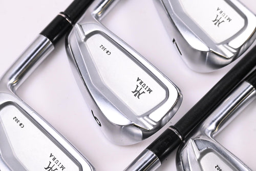 Miura CB-302 Irons / 5-PW / Stiff Flex LA Golf A Series 105 Shafts