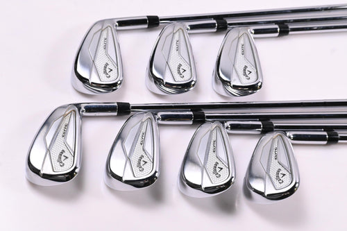 Callaway Elyte Irons / 4-PW / Stiff Flex Vector 90 Shafts