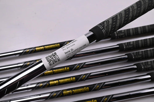 Mizuno Pro 243 Irons / 4-PW / Stiff Flex Dynamic Gold Mid 115 S300 Shafts