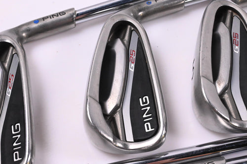 Ping G25 Irons / 3-PW / Blue Dot / Stiff Flex Ping CFS Shafts