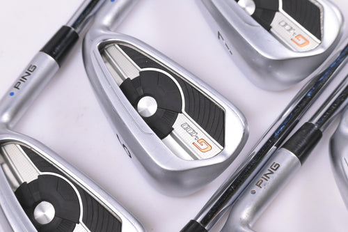 Ping G400 Irons / 5-PW+UW / Blue Dot / Regular Flex Ping AWT 2.0 Shafts