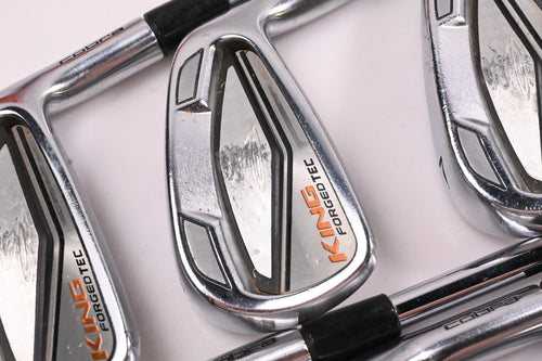 Cobra King Forged Tec Irons / 5-PW+GW / Regular Flex Dynamic Gold R300 Shafts