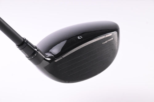 Left Hand Taylormade Qi10 Tour #3 Wood / 15 Degree / Stiff Flex Tensei AV Blue