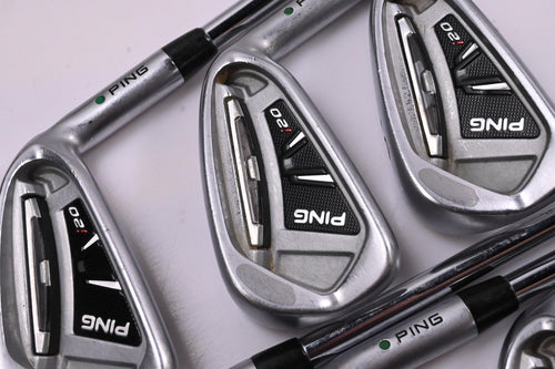 Ping i20 Irons / 4-PW / Green Dot / Stiff Flex Ping CFS Shafts