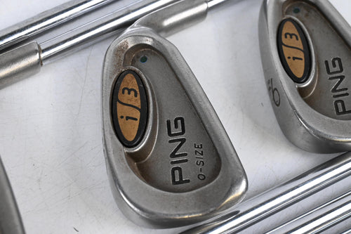 Ping i3 O-Size Irons / 3-PW+SW / Green Dot / Regular Flex Cushin JZ Shafts