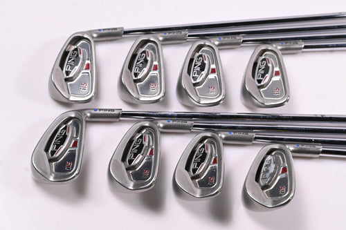 Ping i15 Irons / 3-PW / Blue Dot / Regular Flex Ping AWT Shafts