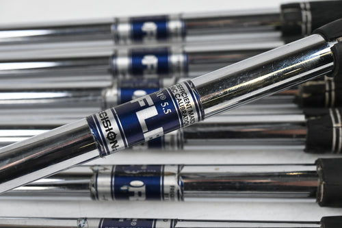 Titleist ZB Forged Irons / 4-PW / Regular+ Flex Rifle FCM Shafts