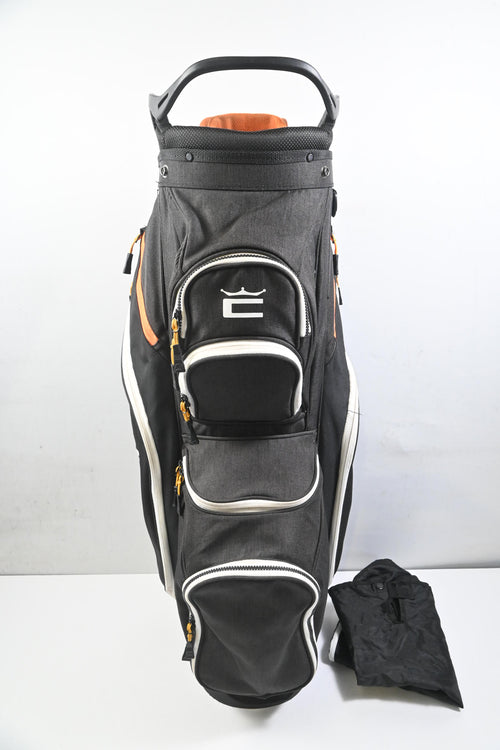 Cobra Cart Bag / 14-Way Divider / Black, White & Orange
