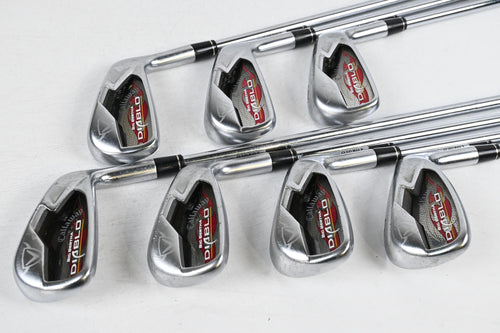 Callaway Diablo Forged Irons / 4-PW / Uniflex N.S.PRO 1100GH Steel Shafts