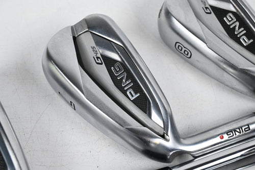 Left Hand Ping G425 Irons / 5-PW+GW+SW / Red Dot / Regular Flex Ping AWT 2.0