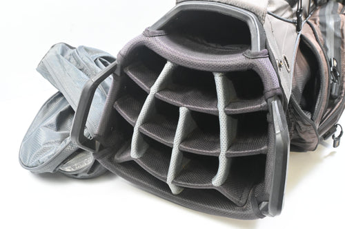 Titleist StaDry Cart Bag / 14-Way Divider / Black, Grey