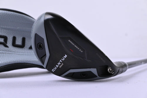 Callaway Quantum Max #4 Hybrid / 21 Degree / Regular Flex Denali Frost Silver 60