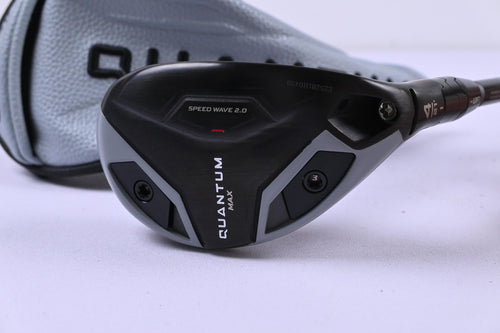 Callaway Quantum Max #4 Hybrid / 21 Degree / Regular Flex Denali Frost Silver 60
