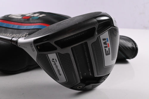 Left Hand Taylormade M3 Driver / 9.5 Degree / Stiff Flex HZRDUS Smoke Green 70