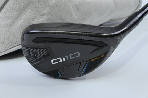 TaylorMade Qi10 #3 Hybrid / 19 Degree / Stiff Flex HZRDUS Gen4 Black 80