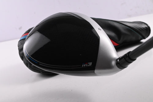 Left Hand Taylormade M3 Driver / 9.5 Degree / Stiff Flex HZRDUS Smoke Green 70