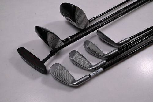 Junior Wilson Deep Red Tour Package Set / Woods, Irons, Putter, Bag
