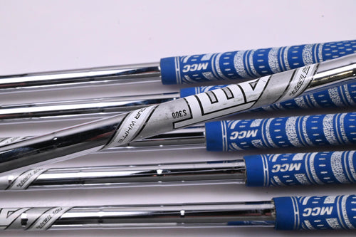 Mizuno MP-18 SC/MB Combo Irons / 4-PW / Stiff Flex AMT Tour White S300 Shafts