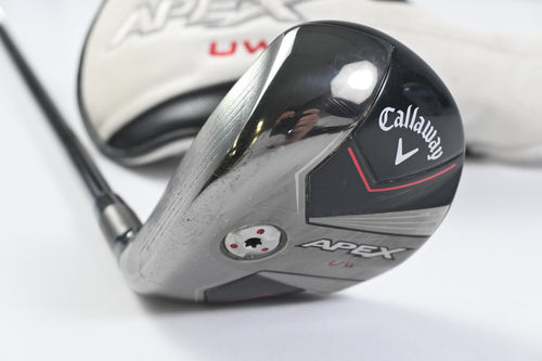 Left Hand Callaway Apex UW 24 / 17 Degree / Stiff Flex MMT Black 70 Shaft