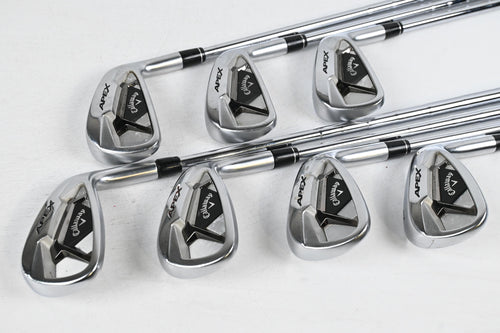 Callaway Apex 21 Irons / 5-PW+GW / Stiff Flex KBS Tour-V 90 Shafts