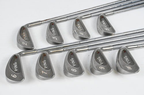 Ping Karsten II Irons / 2-PW / Maroon Dot / Stiff Flex Ping Karsten ZZ Shafts