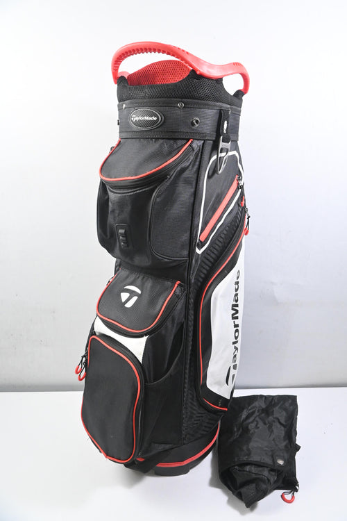 TaylorMade Cart Bag / 14-Way Divider / Black, White & Red