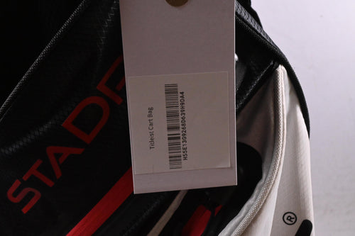 Titleist StaDry Cart Bag / 14-Way Divider / Black, White, Red