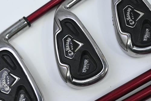 Ladies Callaway Fusion Wide Sole Irons / 3-PW+SW / Ladies Flex Callaway 75