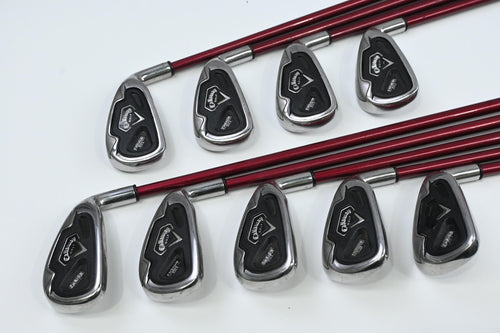 Ladies Callaway Fusion Wide Sole Irons / 3-PW+SW / Ladies Flex Callaway 75