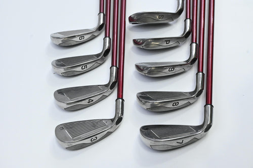 Ladies Callaway Fusion Wide Sole Irons / 3-PW+SW / Ladies Flex Callaway 75