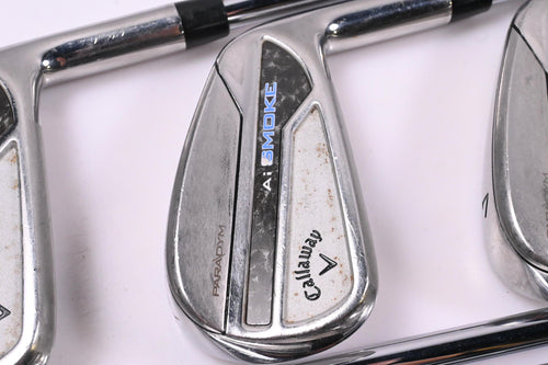 Callaway Paradym Ai Smoke Irons / 5-PW+GW / Regular Flex Elevate MPH 95 Shafts