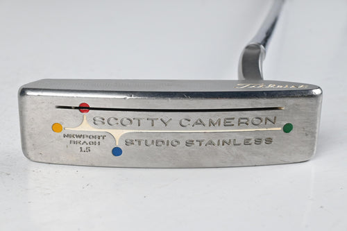 Scotty Cameron Studio Stainless Newport Beach 1.5 Putter / 34 Inch