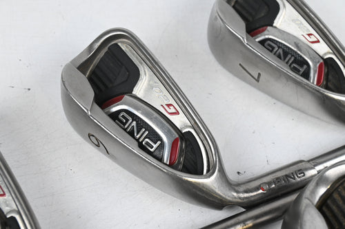 Left Hand Ping G20 Irons / 5-PW+SW / Red Dot / Regular Flex Ping TFC 169I Shafts