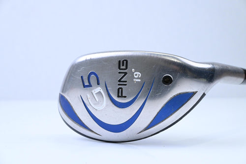 Ping G5 #3 Hybrid / 19 Degree / Stiff Flex Aldila NV Green 85 Shaft